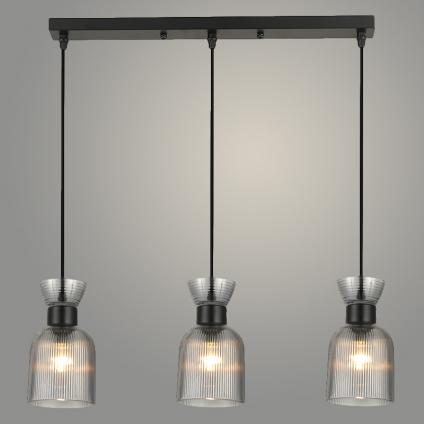 Подвес 09372/3HT BK черный 3х40W E14 d570 h700, 24